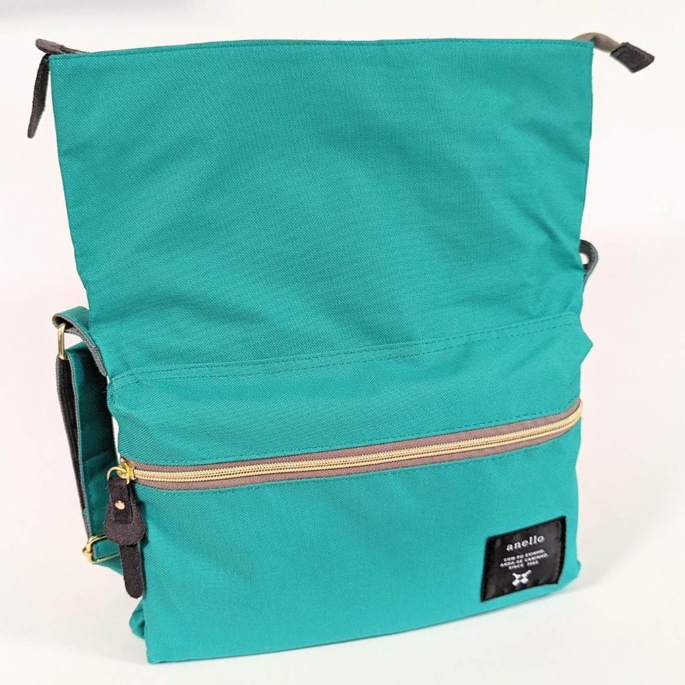 Anello Crossbody Purse Messenger Bag Turquoise Blue - Picture 3 of 6